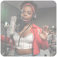 Person playing guitar